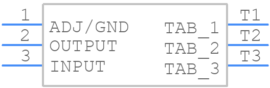 AZ1084CS-3.3TRE1 - Diodes Incorporated - PCB symbol