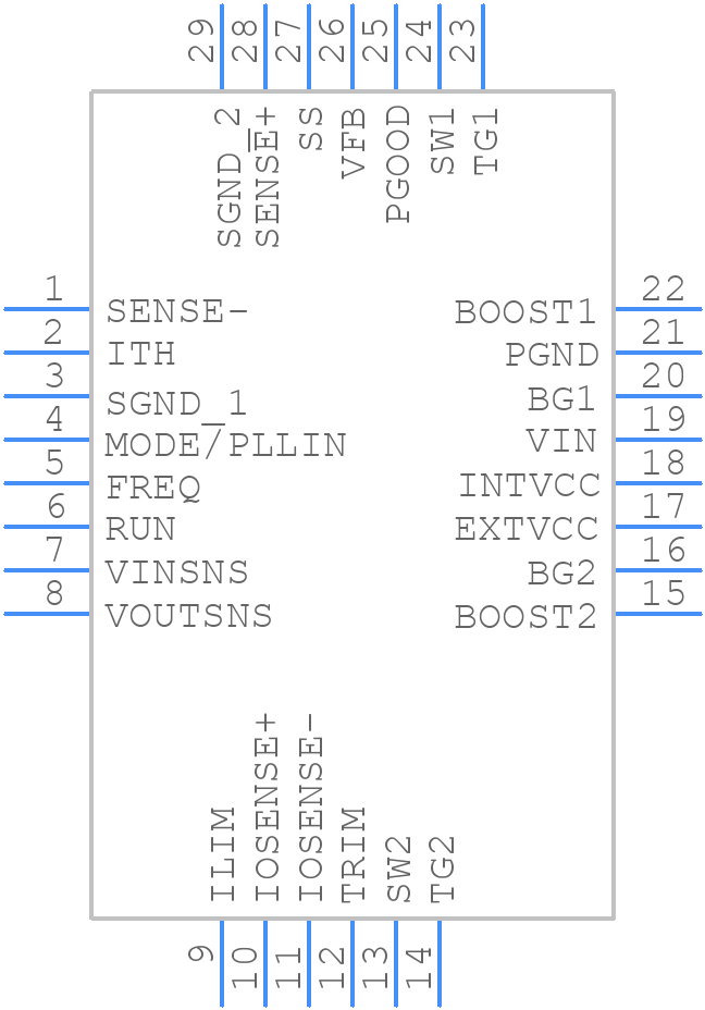 LTC3789EUFD#TRPBF - Analog Devices - PCB symbol
