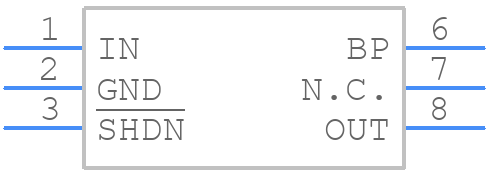 MAX8840ELT30+T - Analog Devices - PCB symbol