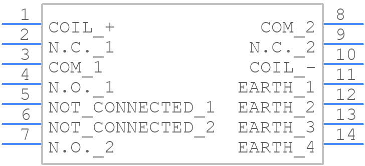 ARA200A03Z - Panasonic - PCB symbol