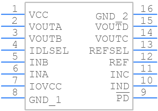 LTC2645HMS-L10#PBF - Analog Devices - PCB symbol