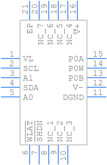MCP45HV51-503E/MQ - Microchip - PCB symbol