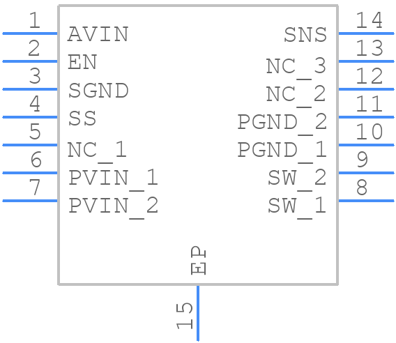 LM2852YMXAX-1.5/NOPB - Texas Instruments - PCB symbol