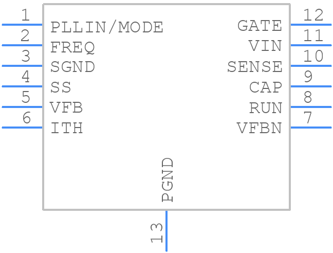 LTC3863HMSE#PBF - Analog Devices - PCB symbol