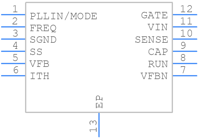 LTC3863IDE#TRPBF - Analog Devices - PCB symbol