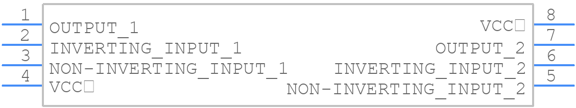 LM358PT - ROHM Semiconductor - PCB symbol