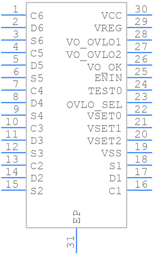 BD14000EFV-CE2 - ROHM Semiconductor - PCB symbol