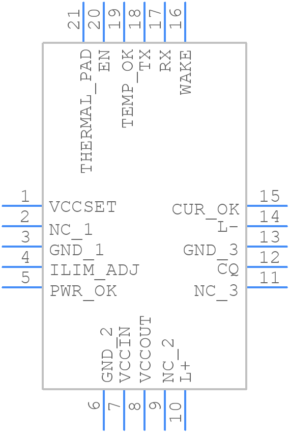 SN65HVD101RGBT - Texas Instruments - PCB symbol