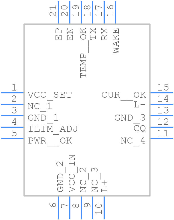 SN65HVD102RGBT - Texas Instruments - PCB symbol