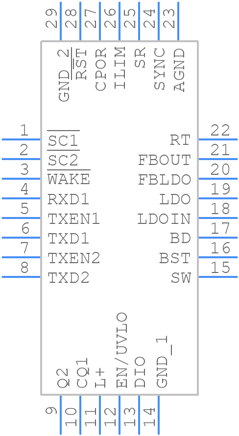 LT3669EUFD#PBF - Analog Devices - PCB symbol