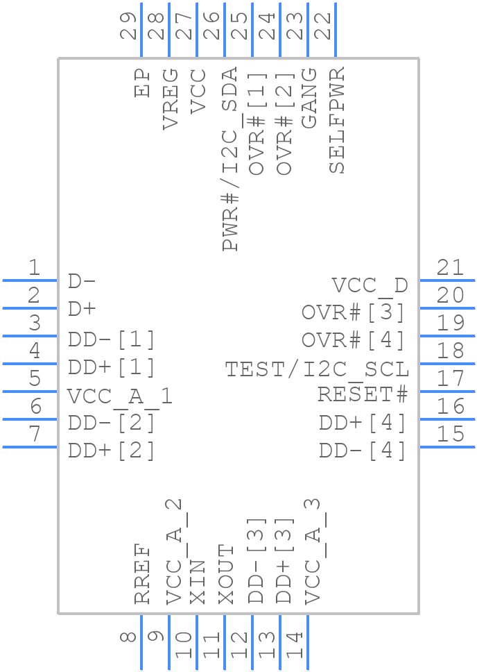 CY7C65642-28LTXC - Infineon - PCB symbol