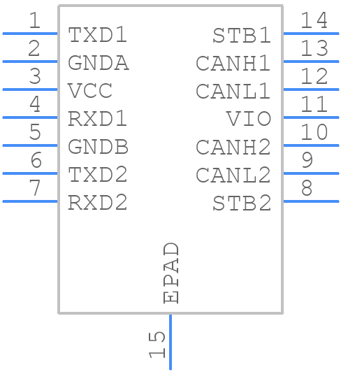 TJA1059TKJ - NXP - PCB symbol