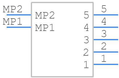 BM05B-GHS-TBT(LF)(SN)(N) - JST (JAPAN SOLDERLESS TERMINALS) - PCB symbol