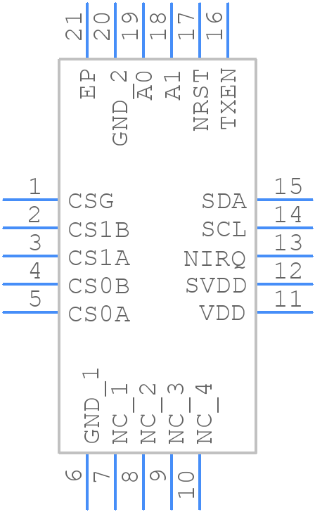 SX9300IULTRT - SEMTECH - PCB symbol