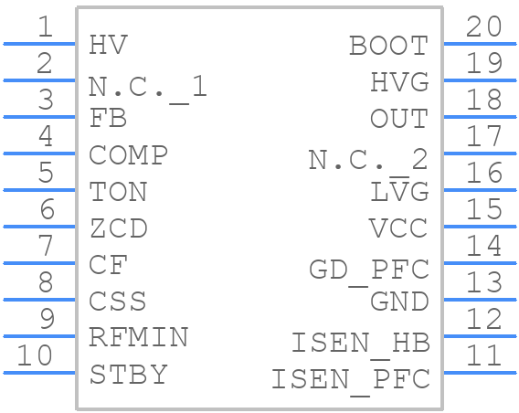 STCMB1 - STMicroelectronics - PCB symbol