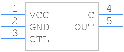 BA033LBSG2-TR - ROHM Semiconductor - PCB symbol