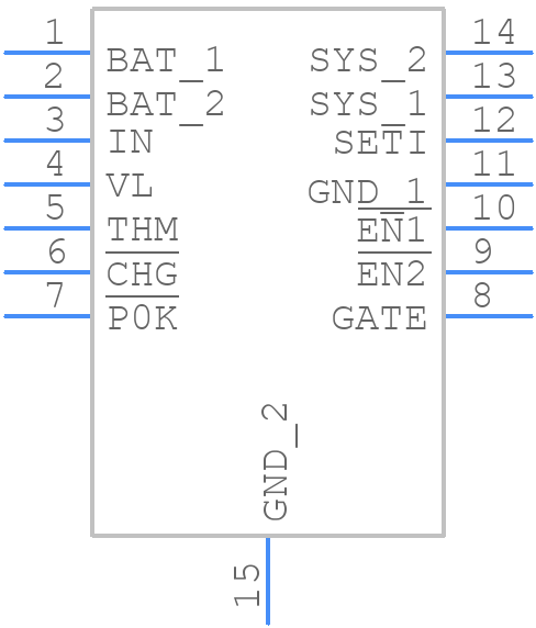 MAX8856ETD+T - Analog Devices - PCB symbol