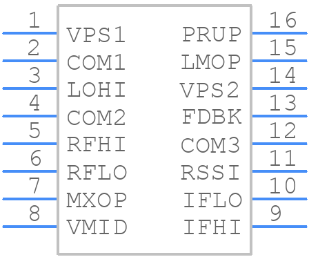 AD608ARZ-RL - Analog Devices - PCB symbol