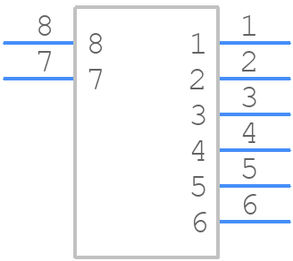 086212006340800+ - Kyocera AVX - PCB symbol