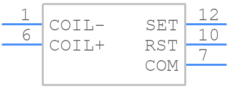 DS1E-M-DC3V - Panasonic - PCB symbol