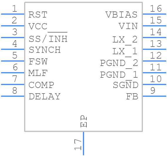 L6986F - STMicroelectronics - PCB symbol