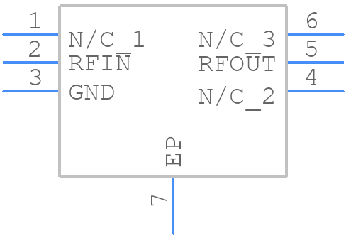 HMC788ALP2E - Analog Devices - PCB symbol