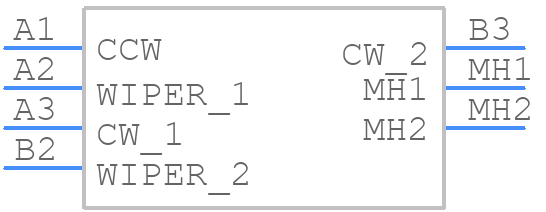 RK09K12C0A8P - ALPS Electric - PCB symbol