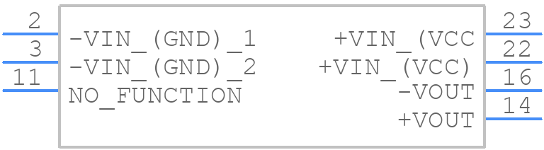 TEN 6-4815N - Traco Power - PCB symbol
