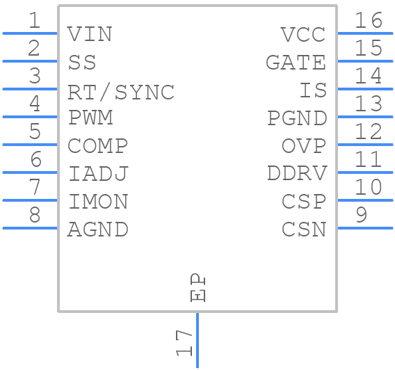 TPS92691QPWPRQ1 - Texas Instruments - PCB symbol