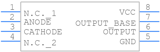 6N139 - Toshiba - PCB symbol