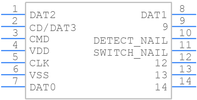 5027740891 - Molex - PCB symbol