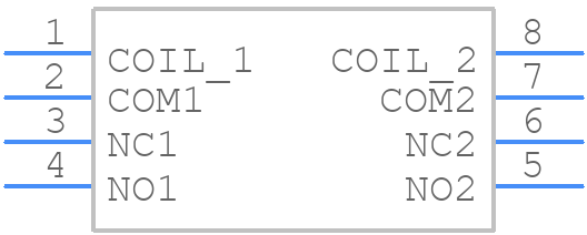 HRS2H-S DC9V - Multicomp Pro - PCB symbol