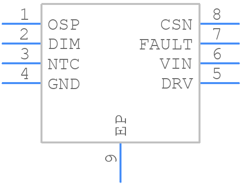 AL8863SP-13 - Diodes Incorporated - PCB symbol