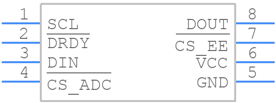 RSCDRRM020NDSE3 - Honeywell - PCB symbol