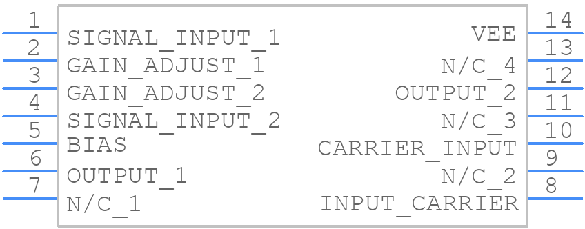 MC1496PG - onsemi - PCB symbol