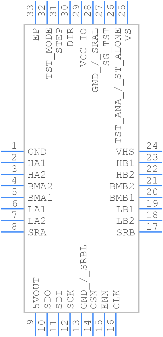TMC262C-LA - Analog Devices - PCB symbol