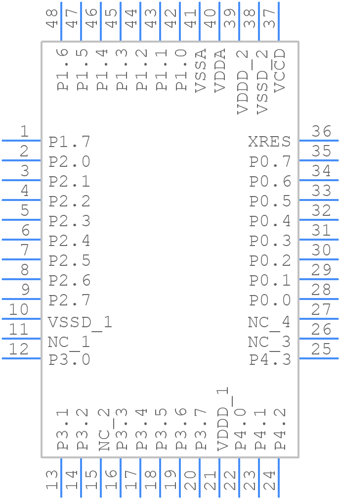 CY8C4024AZI-S403 - Infineon - PCB symbol