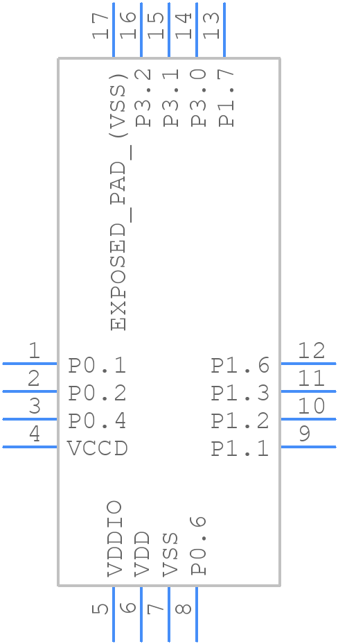 CY8C4013LQI-411T - Infineon - PCB symbol