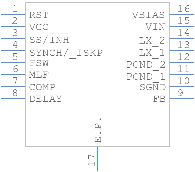 L6986FTR - STMicroelectronics - PCB symbol