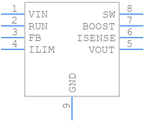 LT3663EDCB-3.3#TRPBF - Analog Devices - PCB symbol