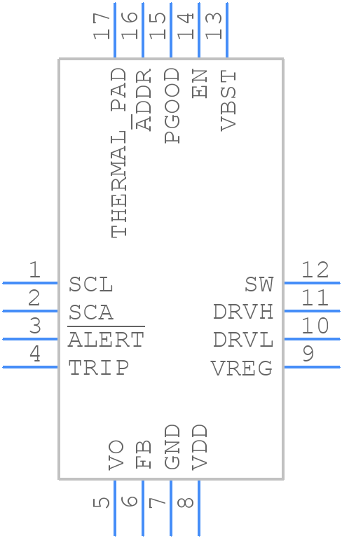 TPS53819ARGTR - Texas Instruments - PCB symbol