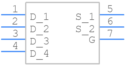 IRF6616TRPBF - Infineon - PCB symbol