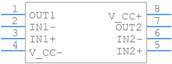 TL972IPW - Texas Instruments - PCB symbol