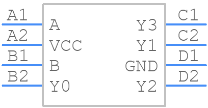 SN74LVC1G139YZPR - Texas Instruments - PCB symbol