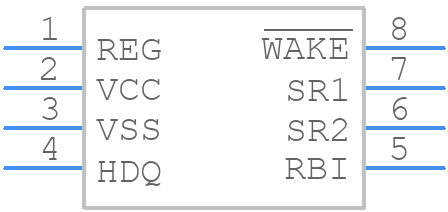 BQ2018TS-E1 - Texas Instruments - PCB symbol