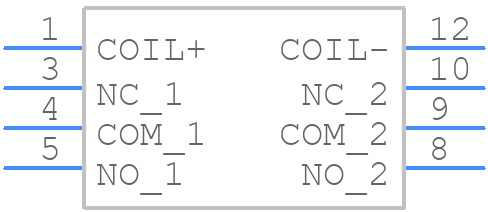 V23079D1001B301 - TE Connectivity - PCB symbol