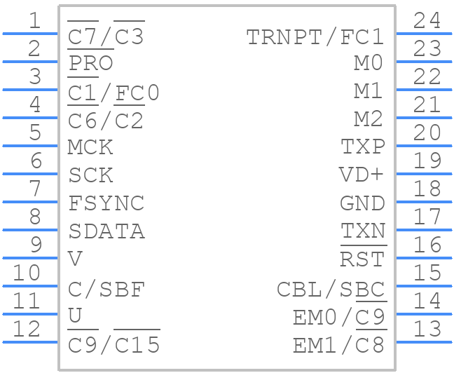 STA020DJTR - STMicroelectronics - PCB symbol