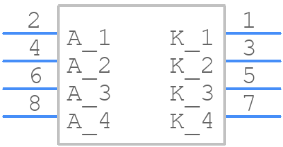 L-914CK/4GDT - Kingbright - PCB symbol