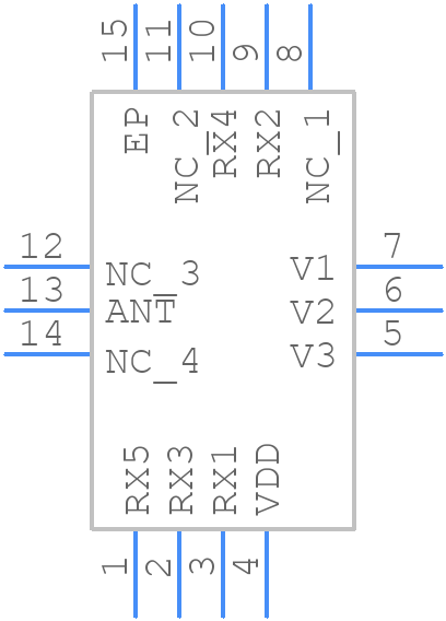 BGS15GA14E6327XTSA1 - Infineon - PCB symbol