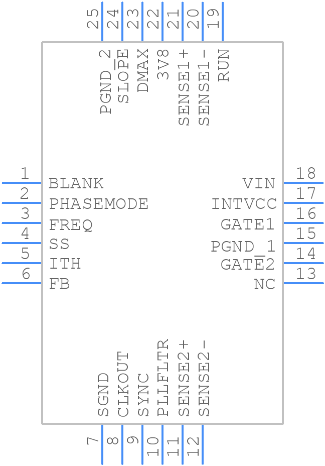 LTC3862HUH#PBF - Analog Devices - PCB symbol